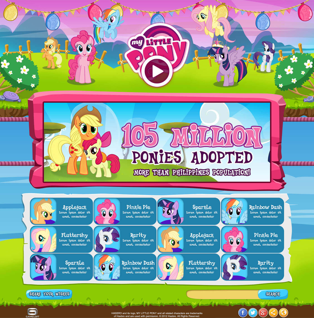 Pony Mini Website