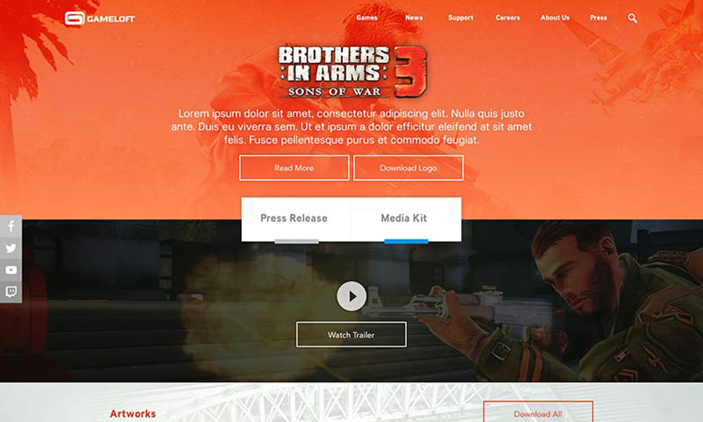 Game Advertising CMS