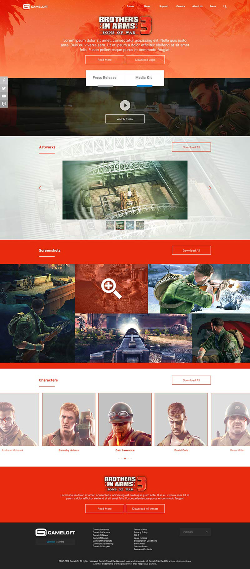 Game Advertising CMS