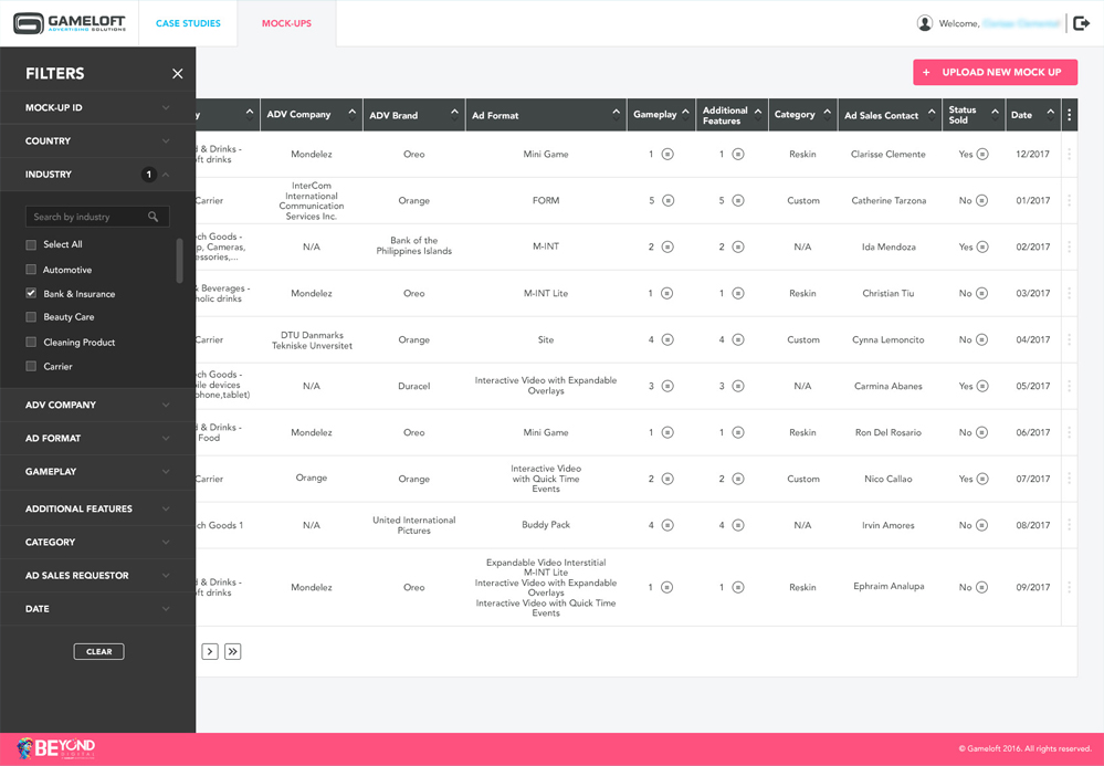 Game Advertising CMS